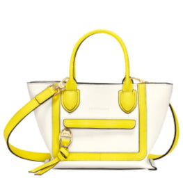 100 Bags/ 10103HCTH86 /Top handle bag Ecru/Lemon/