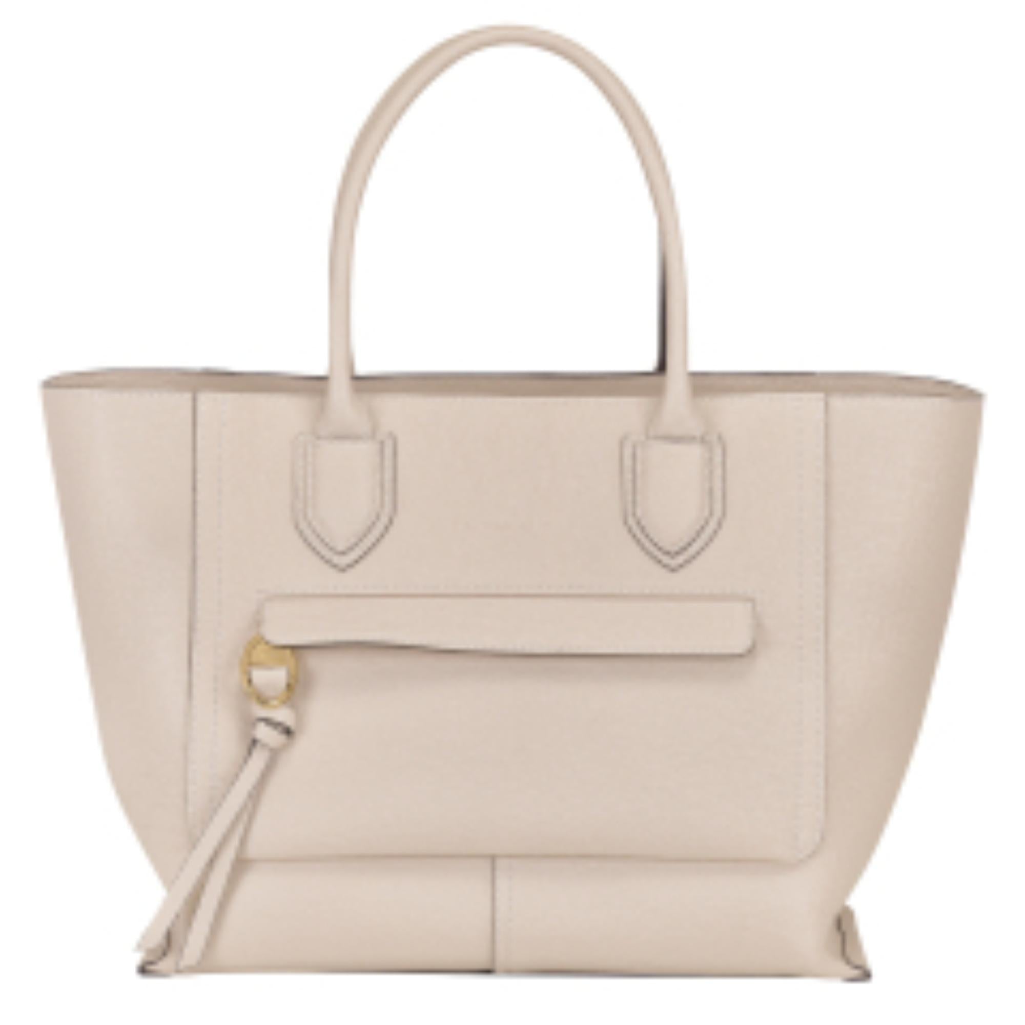 100 Bags/ 10105HTA337 /Top handle bag Chalk/