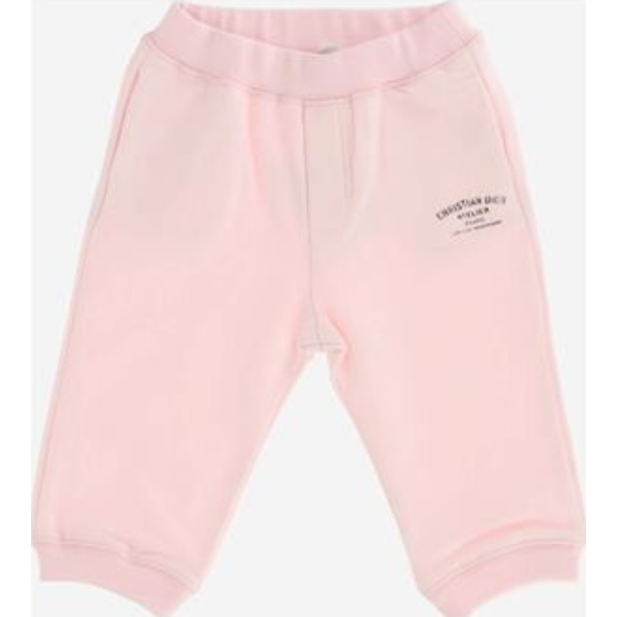 코튼 폴리 츄리닝 팬츠-연핑크