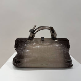 TOP HANDLE BAG - STEEL NEW