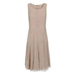 플레어 스커트 샹티이 레이스 드레스