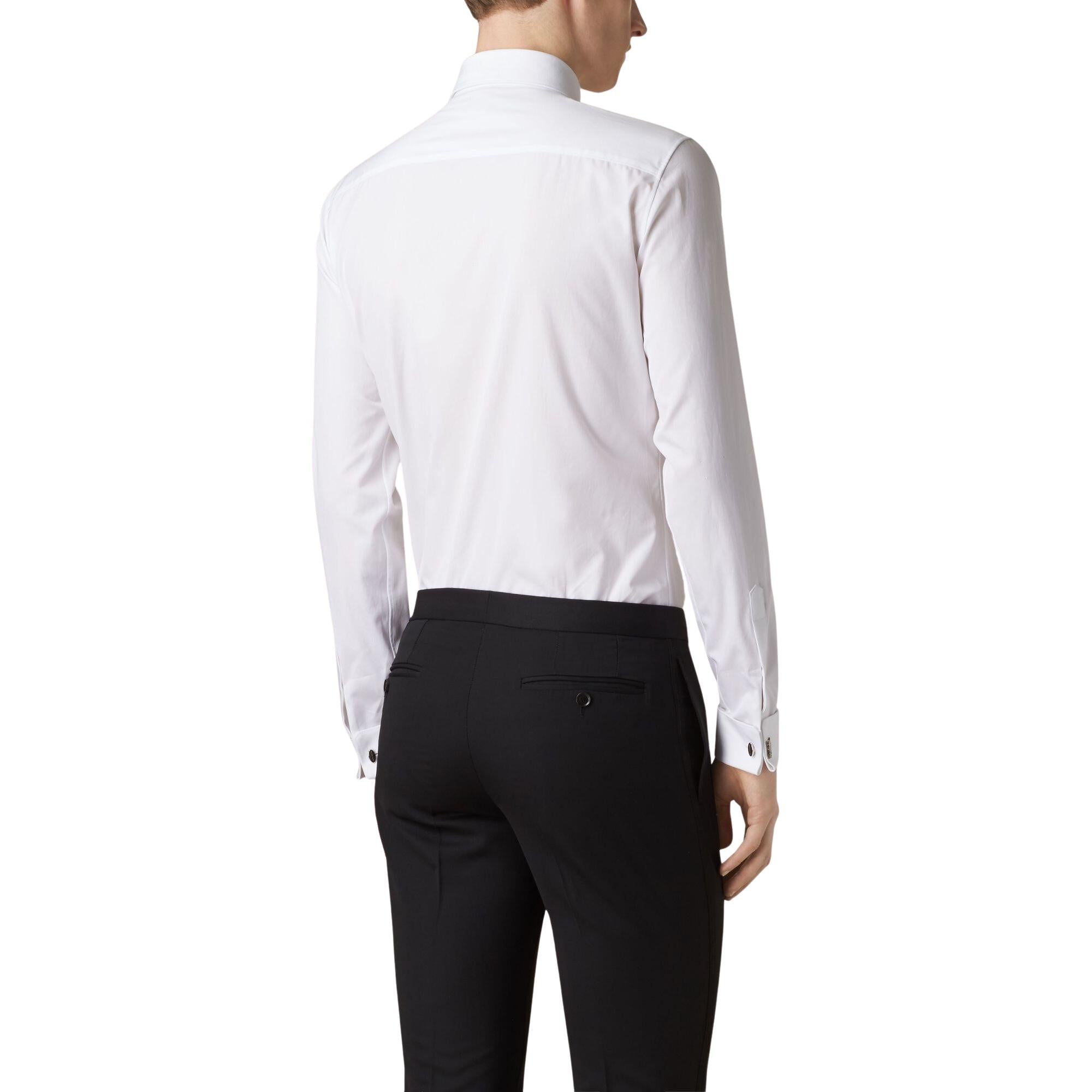 더블 커프 코튼 포플린 드레스 셔츠