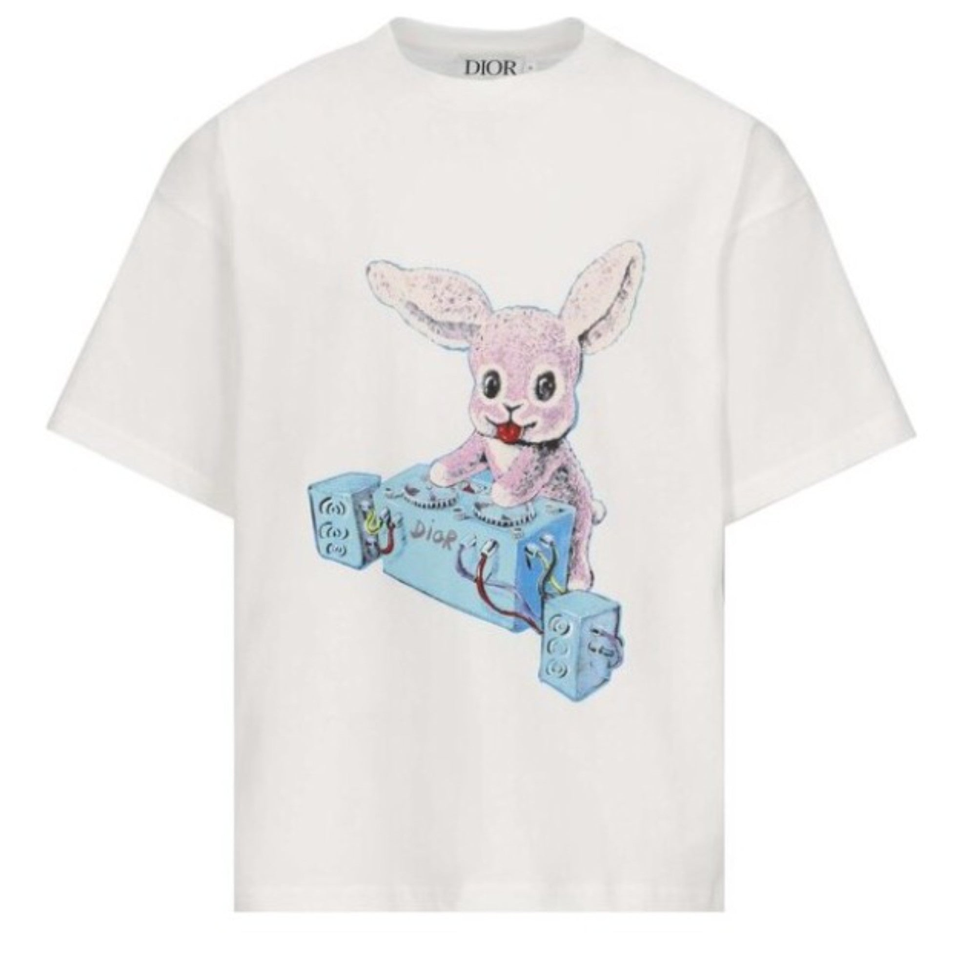 캐릭터 티셔츠-화이트