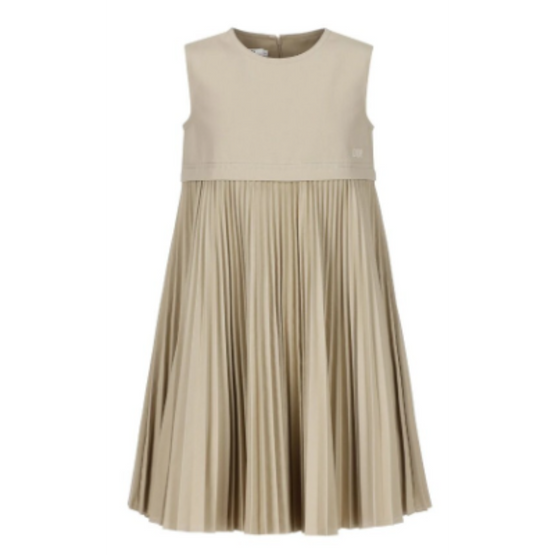 골드 플리츠 원피스