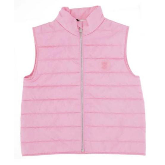 경량 패딩조끼-핑크