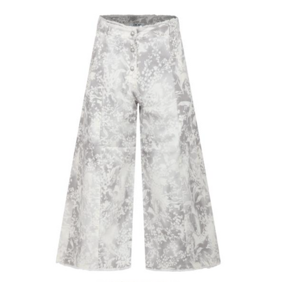 플로럴 와이드 팬츠