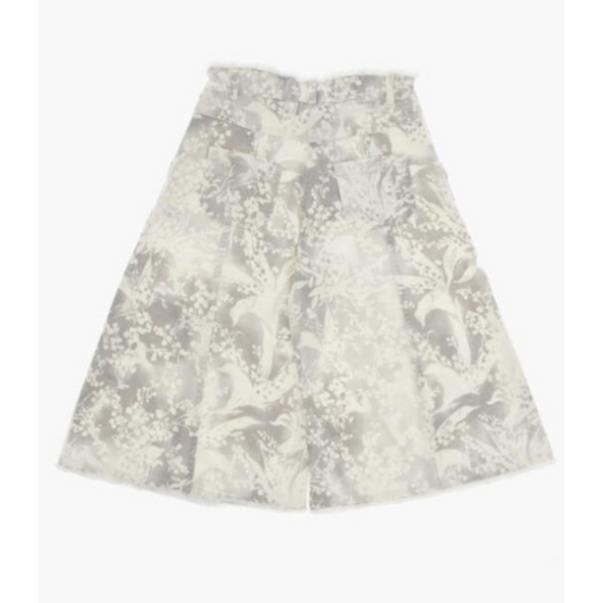 플로럴 와이드 팬츠