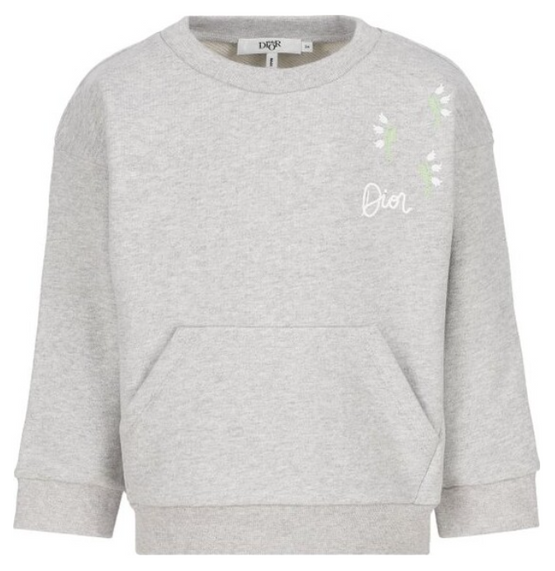 앞포켓 스웨트셔츠-멜란그레이