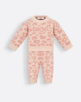 니트 셋업-핑크