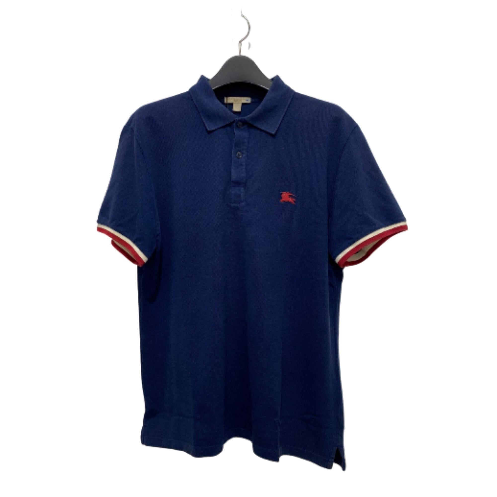 컨트라스트 커프 코튼 피케 폴로셔츠