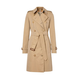 미드 렝스 켄징턴 헤리티지 트렌치코트-HONEY