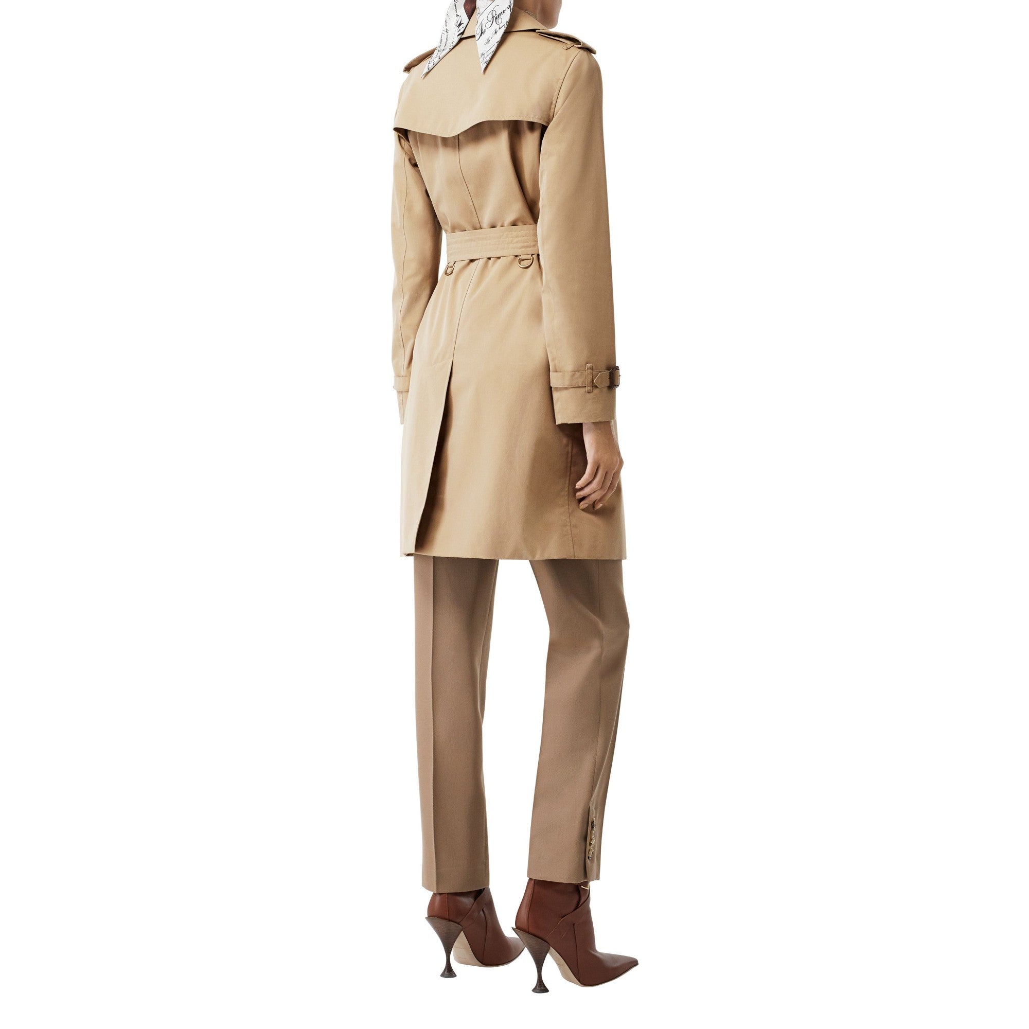 미드 렝스 켄징턴 헤리티지 트렌치코트-HONEY