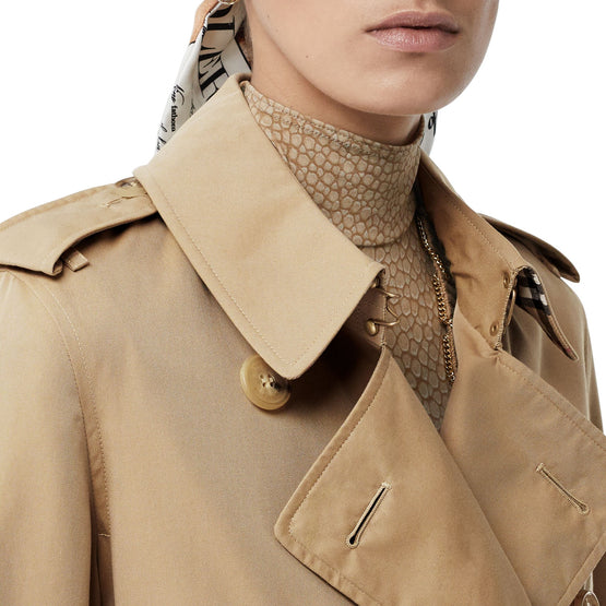 미드 렝스 켄징턴 헤리티지 트렌치코트-HONEY