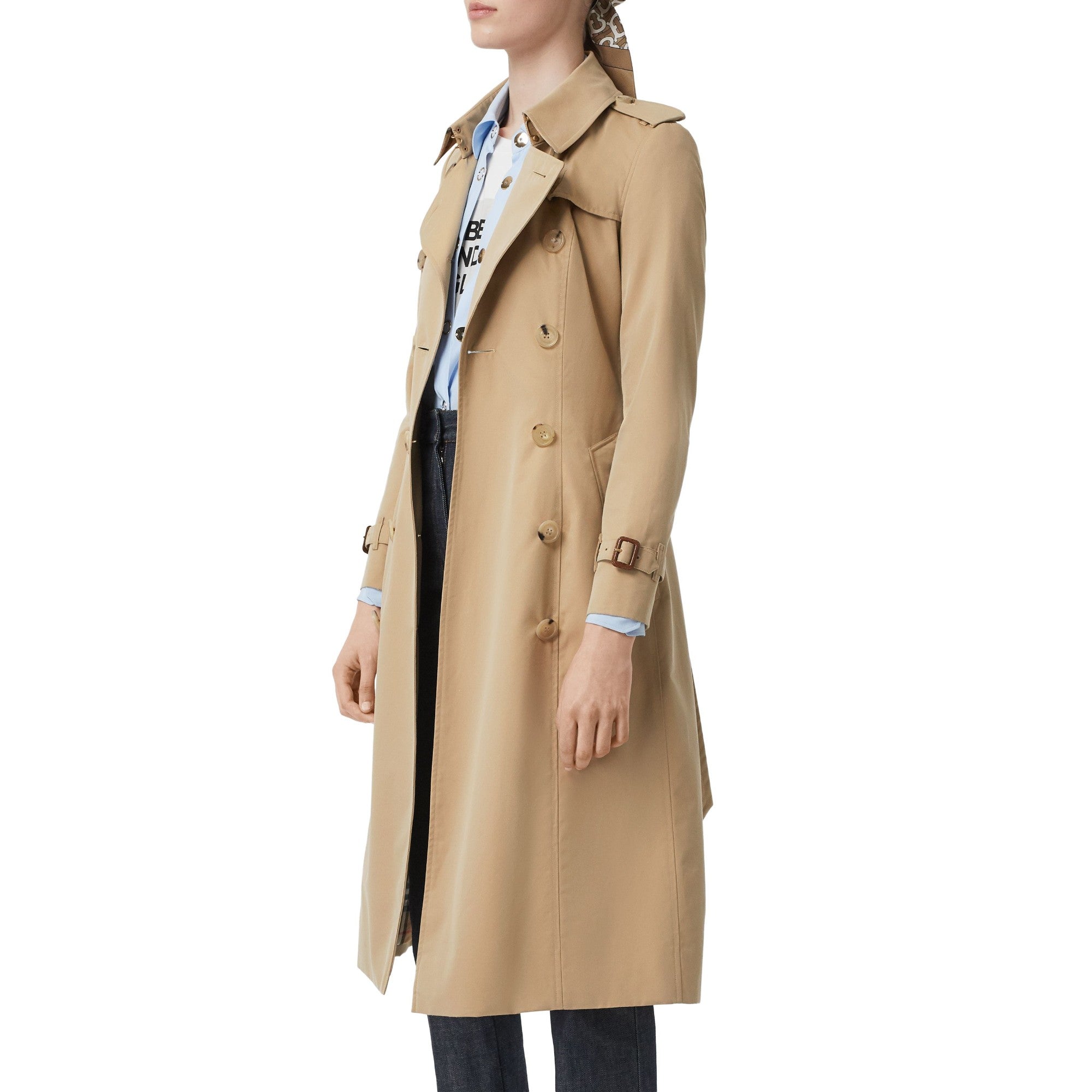 롱 첼시 헤리티지 트렌치코트-HONEY