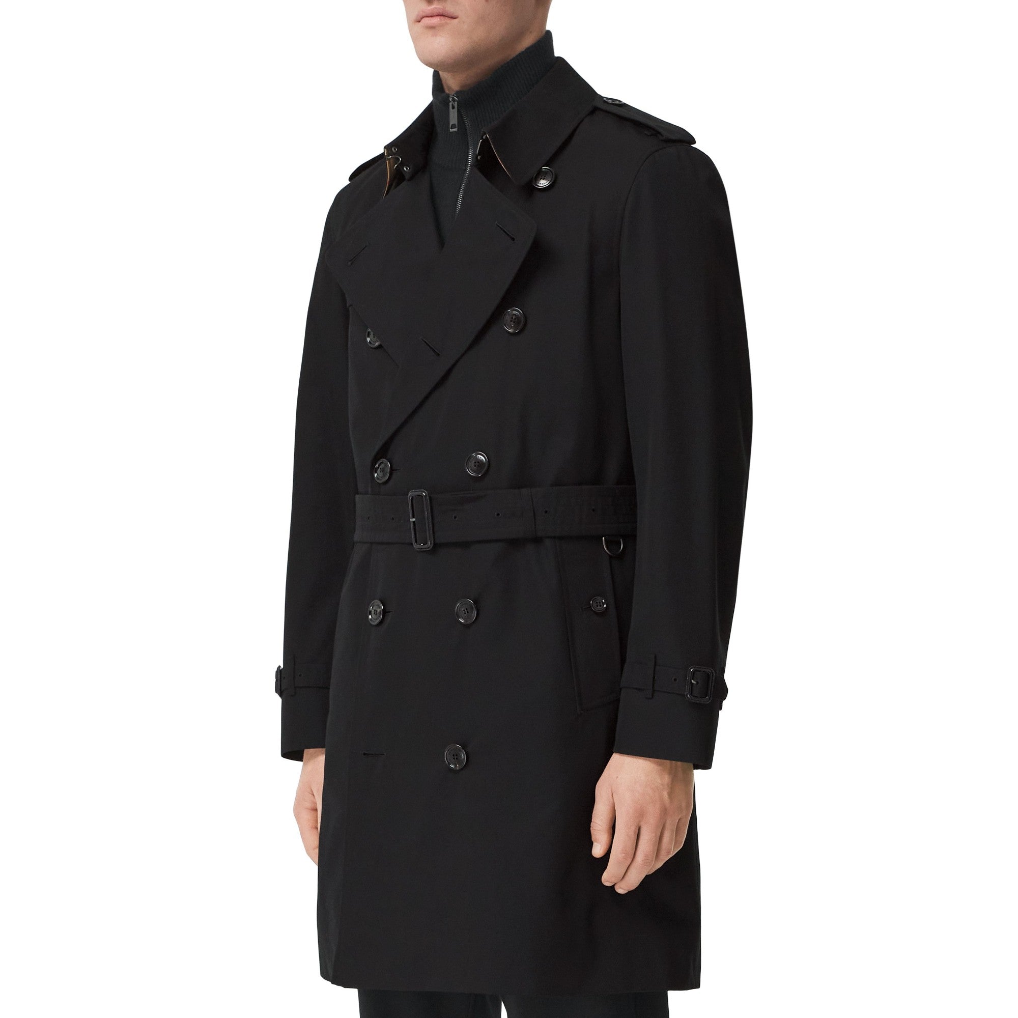 첼시 헤리티지 트렌치코트-BLACK