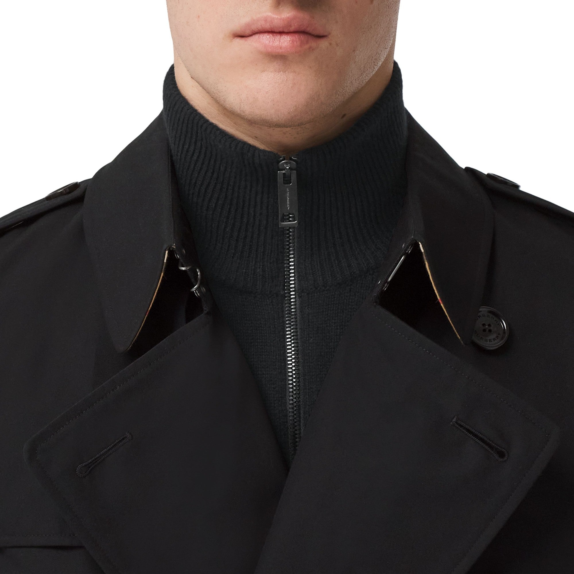 첼시 헤리티지 트렌치코트-BLACK