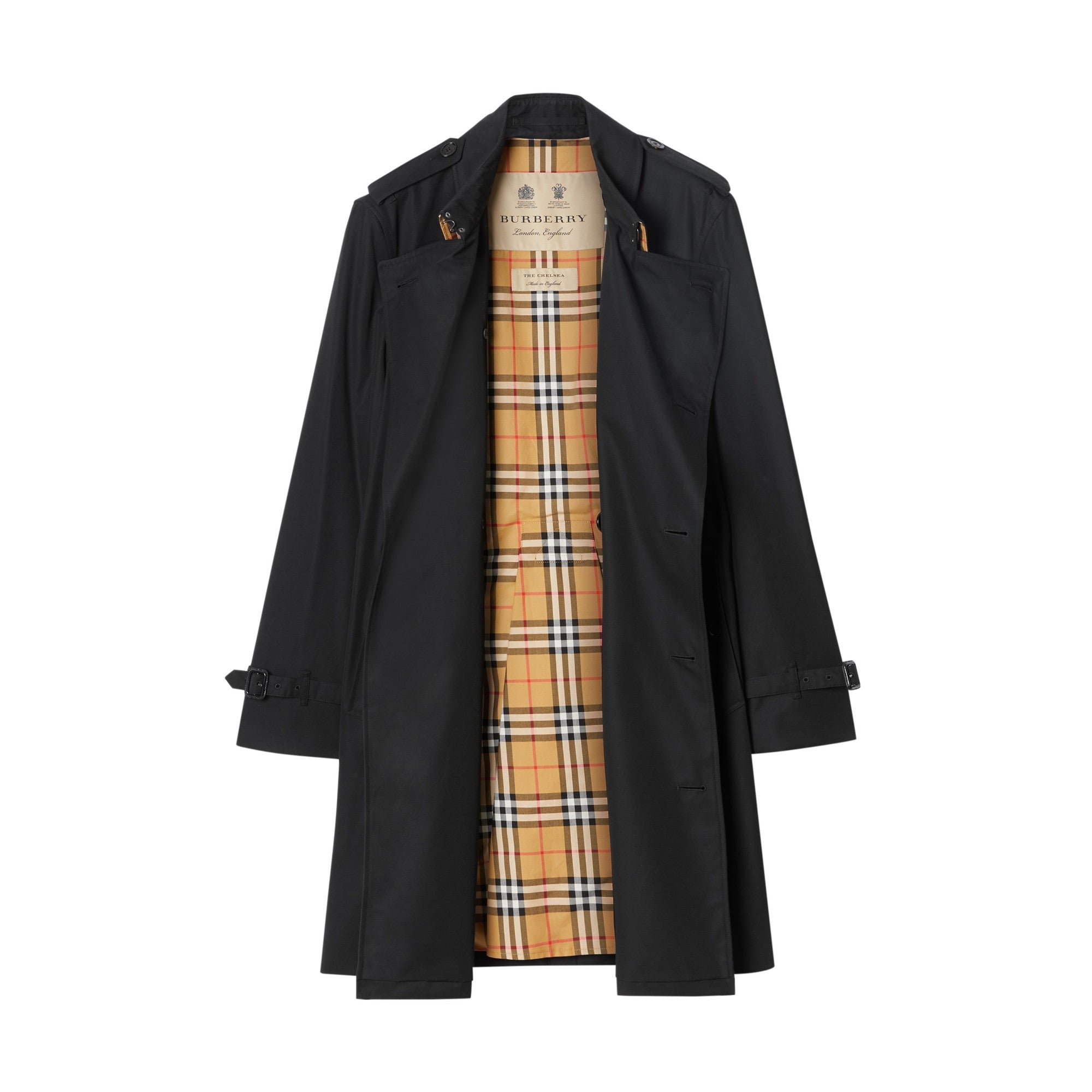 첼시 헤리티지 트렌치코트-BLACK