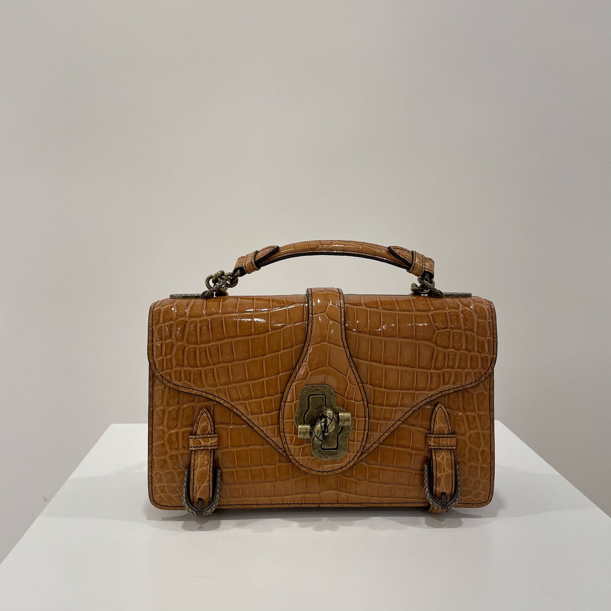 SHOULDER BAG - ORANGE FUME-NERO