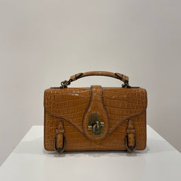 SHOULDER BAG - ORANGE FUME-NERO