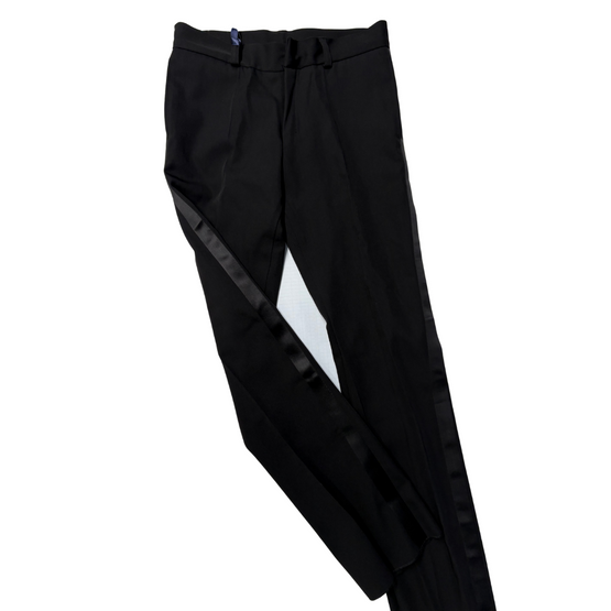 사이드심 팬츠-블랙