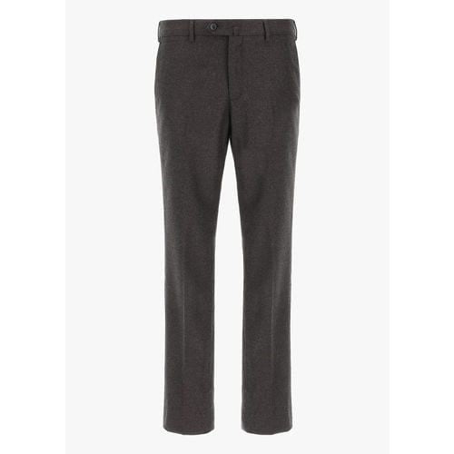 PANTAFLAT TROUSERS WOOL CASH FLANNEL