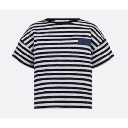 스트라이프 부클 티셔츠