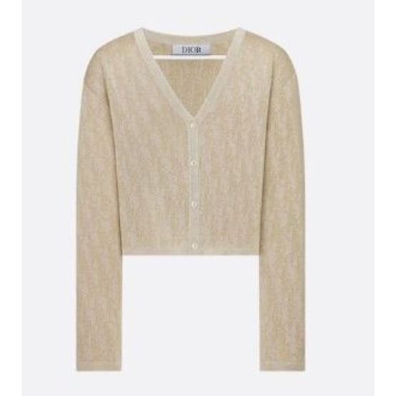 오블리크 니트 카디건