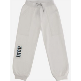 디올 로고 츄리링 팬츠-연그레이