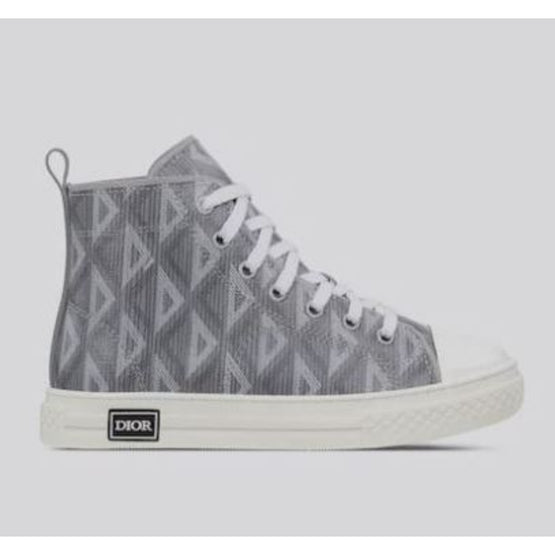 CD 다이아몬드 하이탑 스니커즈-그레이