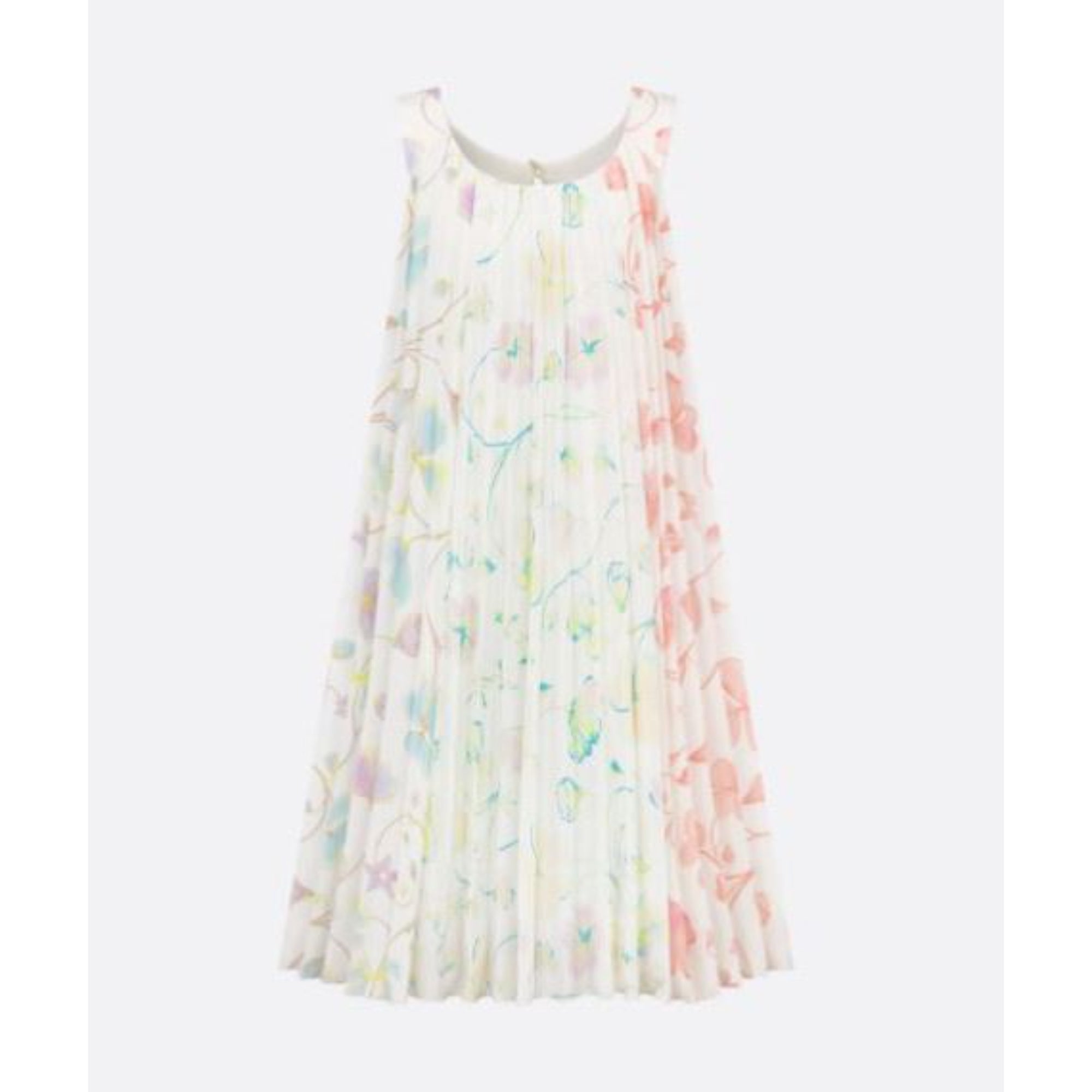 꾸뛰르 라인 플리츠 드레스