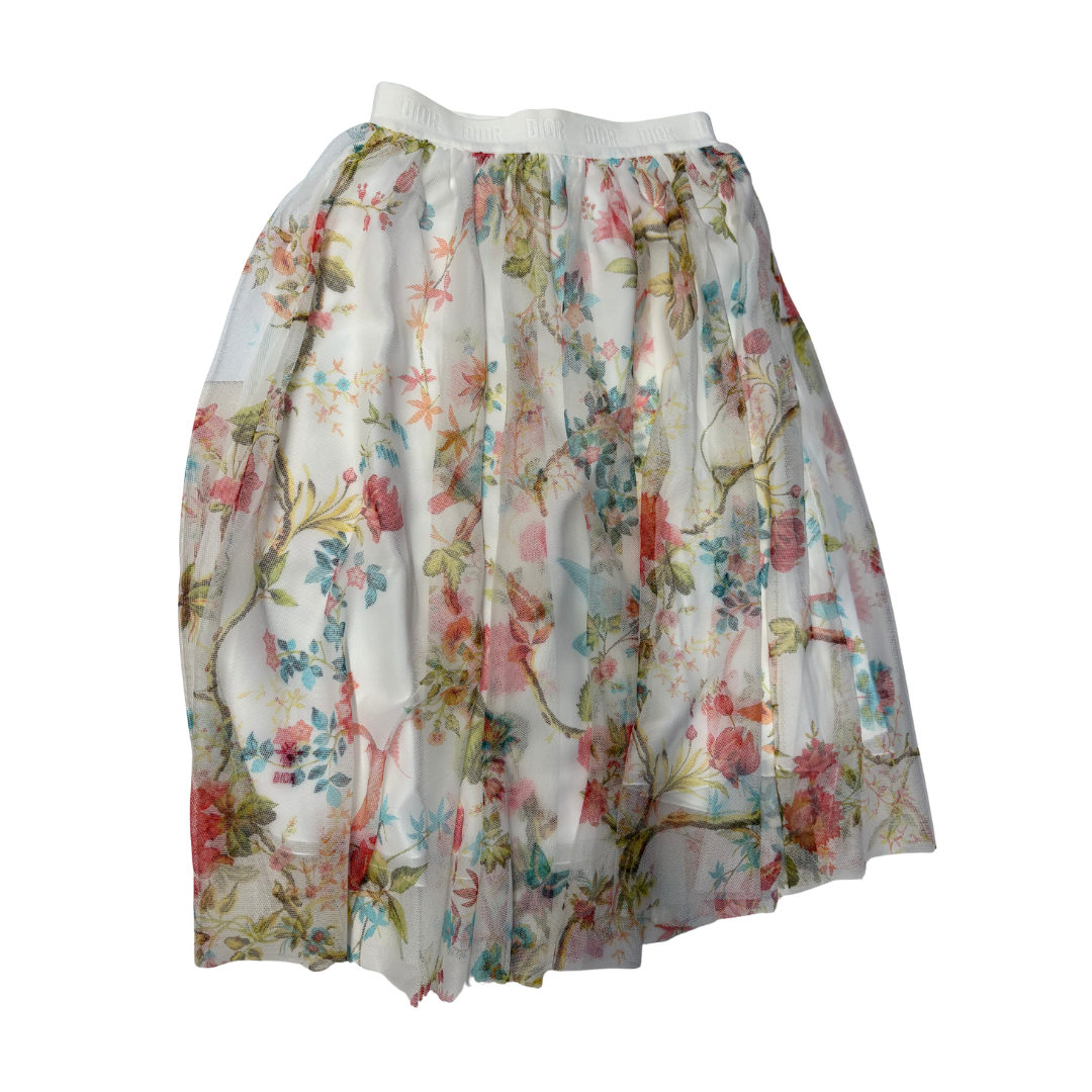 플로럴 패턴 스커트