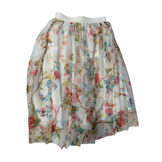플로럴 패턴 스커트