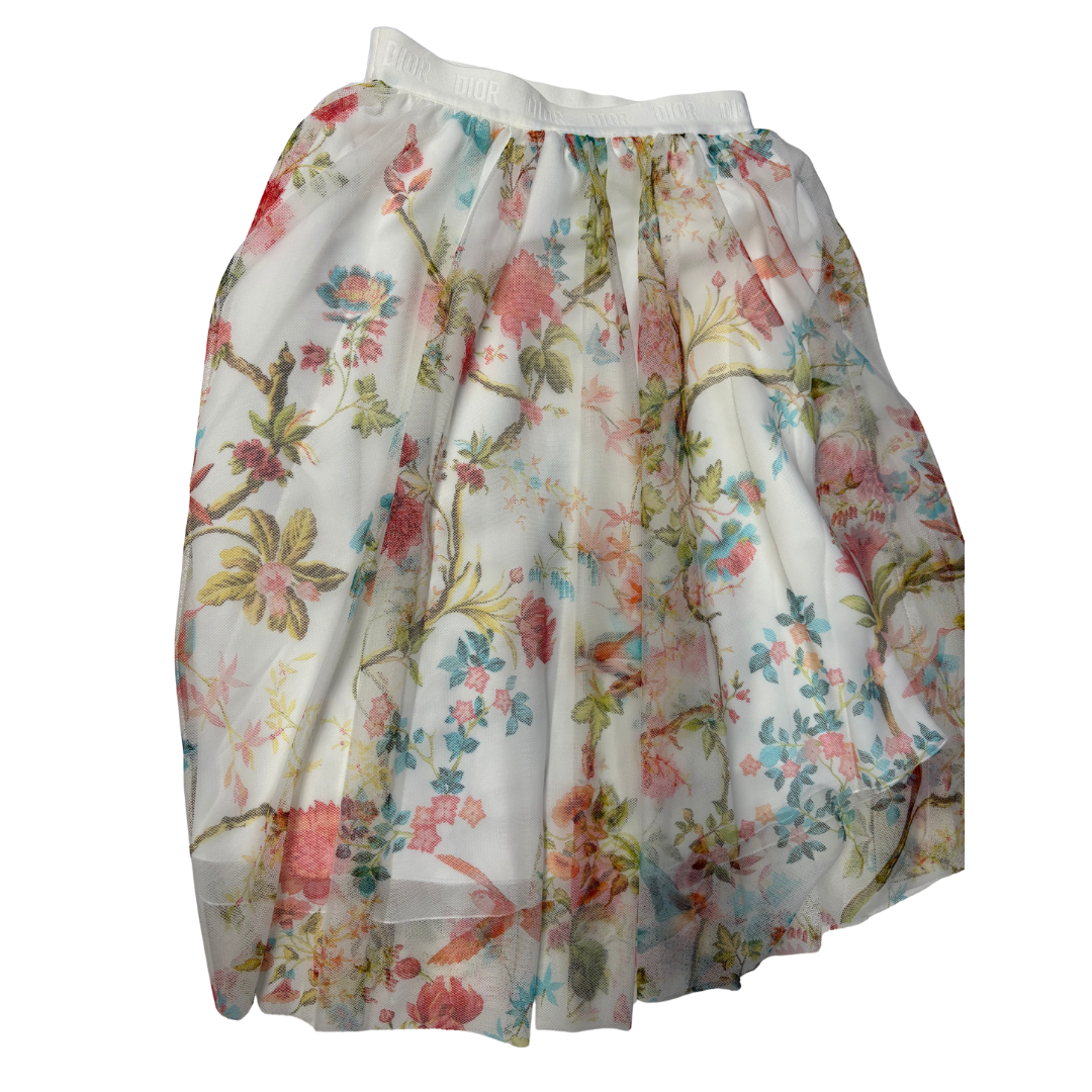 플로럴 패턴 스커트