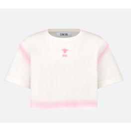 투톤 크롭 티셔츠