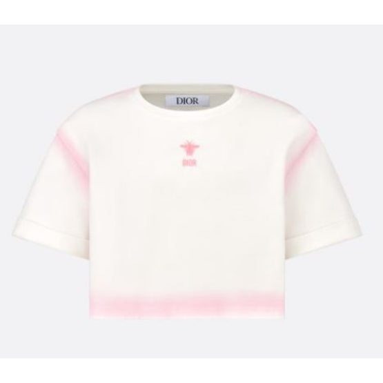 투톤 크롭 티셔츠