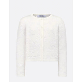 화이트 꽃패턴 카디건