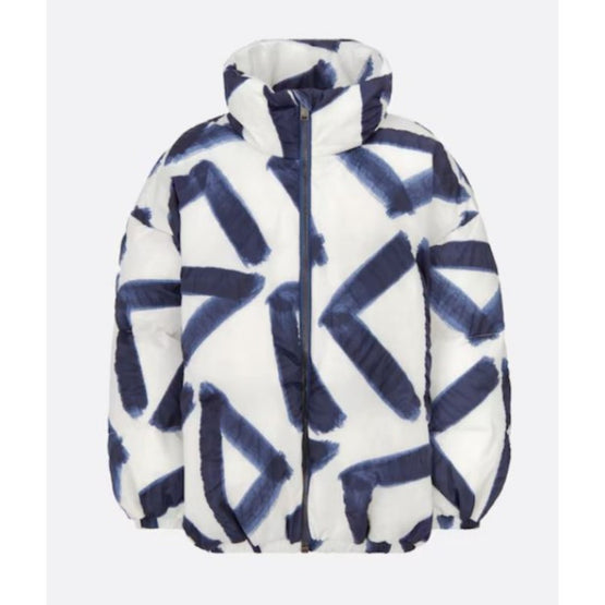 CD 드로잉 전판 패딩-화이트