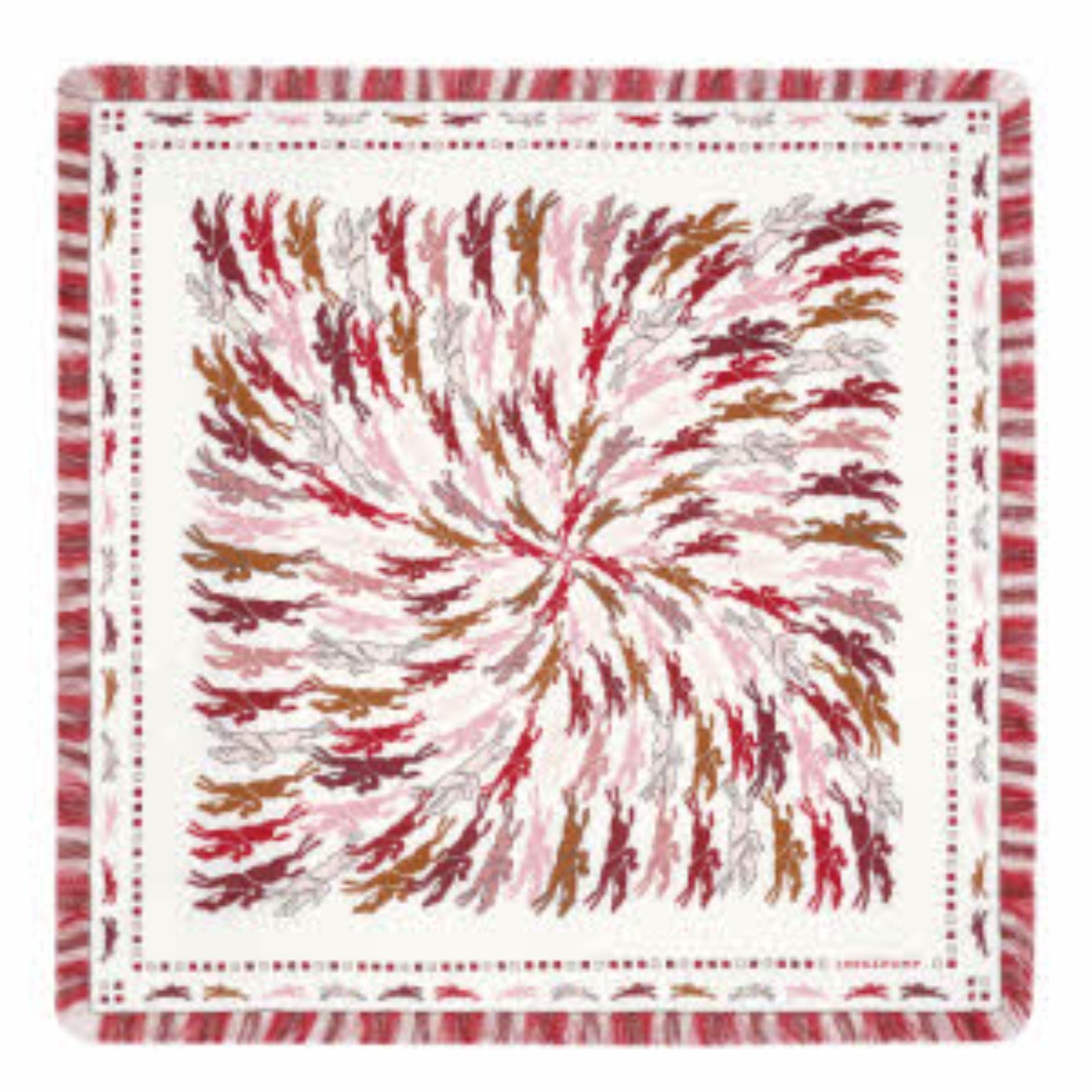 740 Scarves, stoles .../ 50604SOI009 /Silk scarf 70x70 Burgundy/