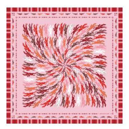 740 Scarves, stoles .../ 50604SOI058 /Silk scarf 70x70 Pink/