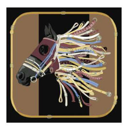 740 Scarves, stoles .../ 50620SOI001 /Silk scarf 90x90 Black/