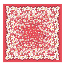 740 Scarves, stoles .../ 50631SOI218 /Silk scarf 50x50 Strawberry/