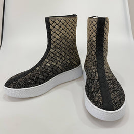 SNEAKER - ORO BRUCIATO/NERO