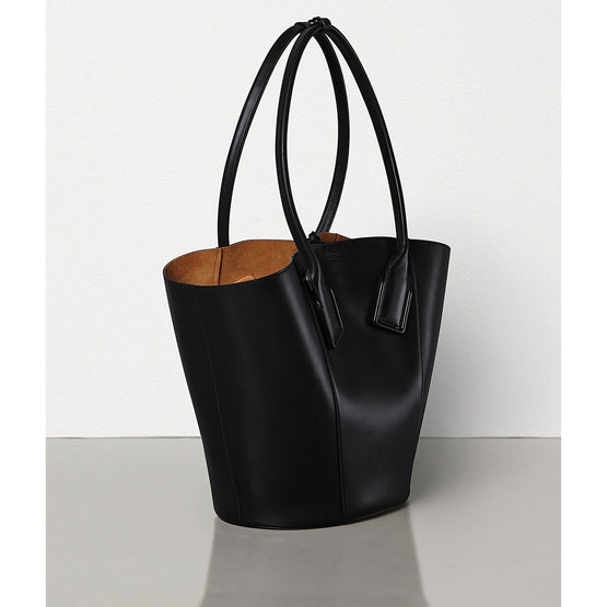 TOTE BAG - NERO-SILVER