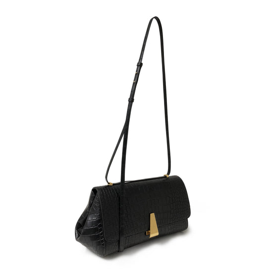 CROSS-BODY BAG - NERO-GOLD