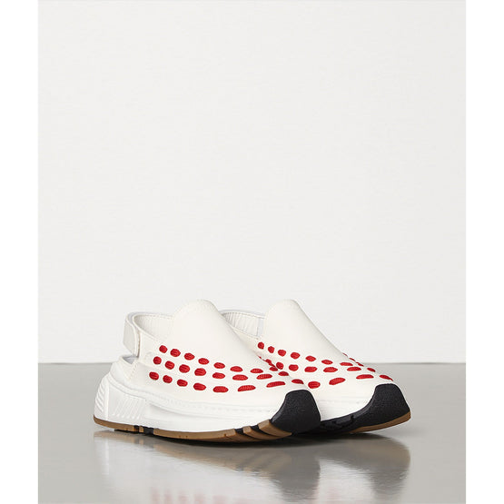 SNEAKER - BIANCO-BRIGHT RED