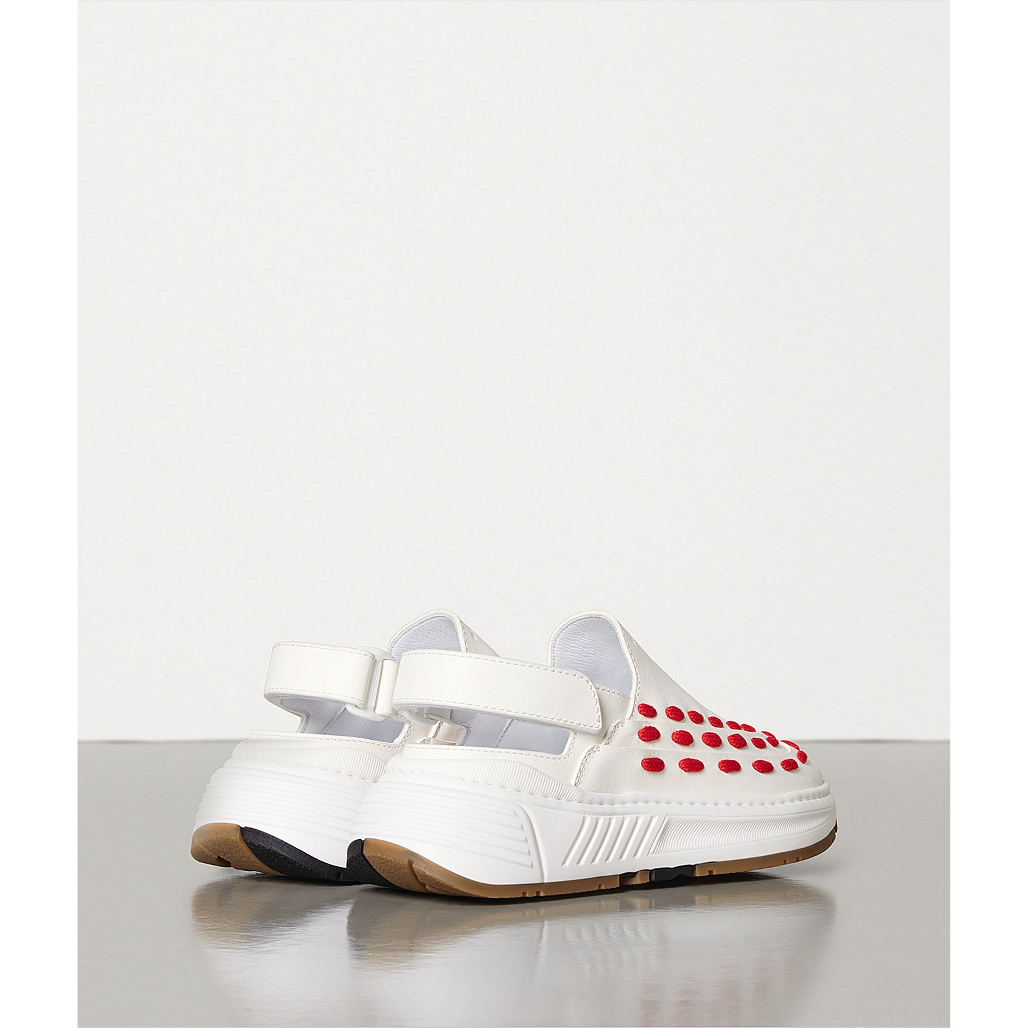 SNEAKER - BIANCO-BRIGHT RED