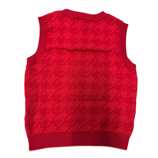 [SS25]-하운드 투스 베스트-레드