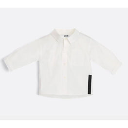 [SS25] 와끼 배색 화이트 셔츠