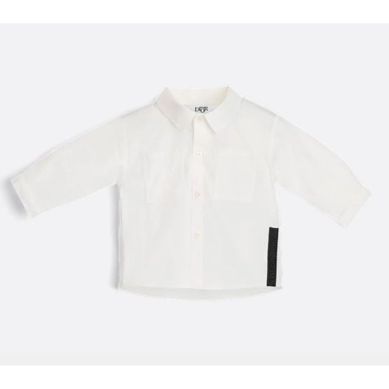 [SS25] 와끼 배색 화이트 셔츠