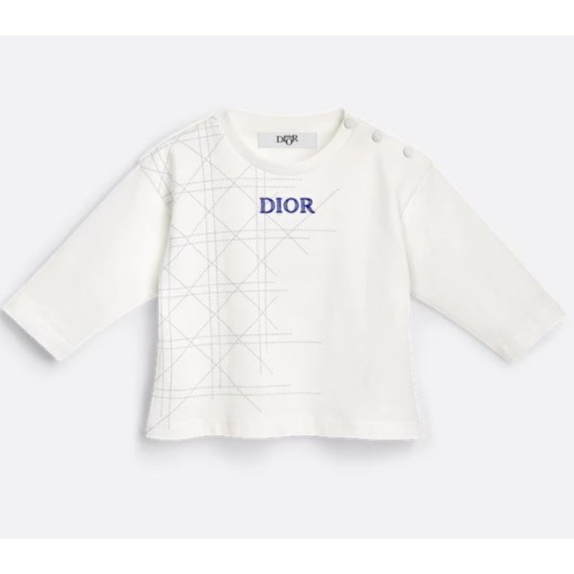 [SS25] 디올 체크 티셔츠